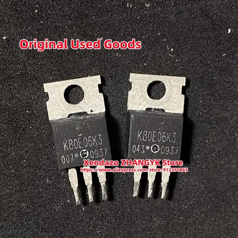 Original 10pcs/lot K80E06K3 60V 80A TK80E06K3A MOSFET TO-220