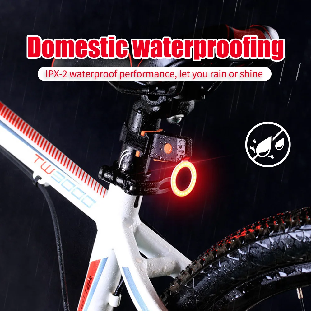 Night Ride Bicycle Taillight Bicycle Light Charging Mountain Lights Road Bike Ride Creative Taillight Equipment