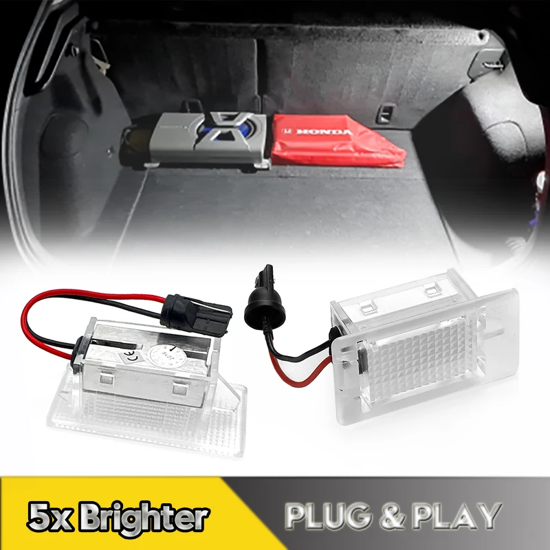 1 Pz Per Ford Focus Mondeo Galaxy Fiesta Led Car Door Trunk Lights Bagagli Footwell Lamps C-Max S-Max Transit Esosport Foto