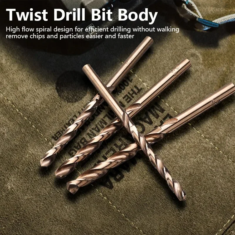 10 Punte Da Trapano In Cobalto M35 - Per Acciaio Inossidabile, Metallo Duro E Legno - Foto 4