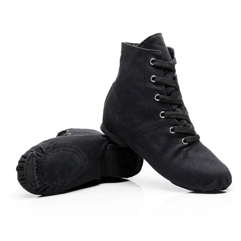 Woman Split Heel Sole Canva High Top Shoe athletic Men Women Boys Girls Canvas Jazz Dance Shoes dance shoes