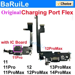 Original Charging Port Flex with Microphone and USB Dock Charger Connector (For 11ProMax Ori)