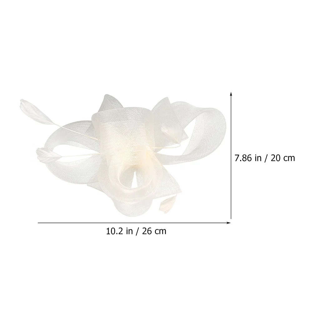 

Floral Hair Clip Headband Tea Party Hat Fascinator Accessory Accessories Caps Bandana