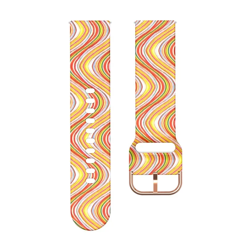 Vibrant Silicone Watch Strap - Soft, Adjustable Band