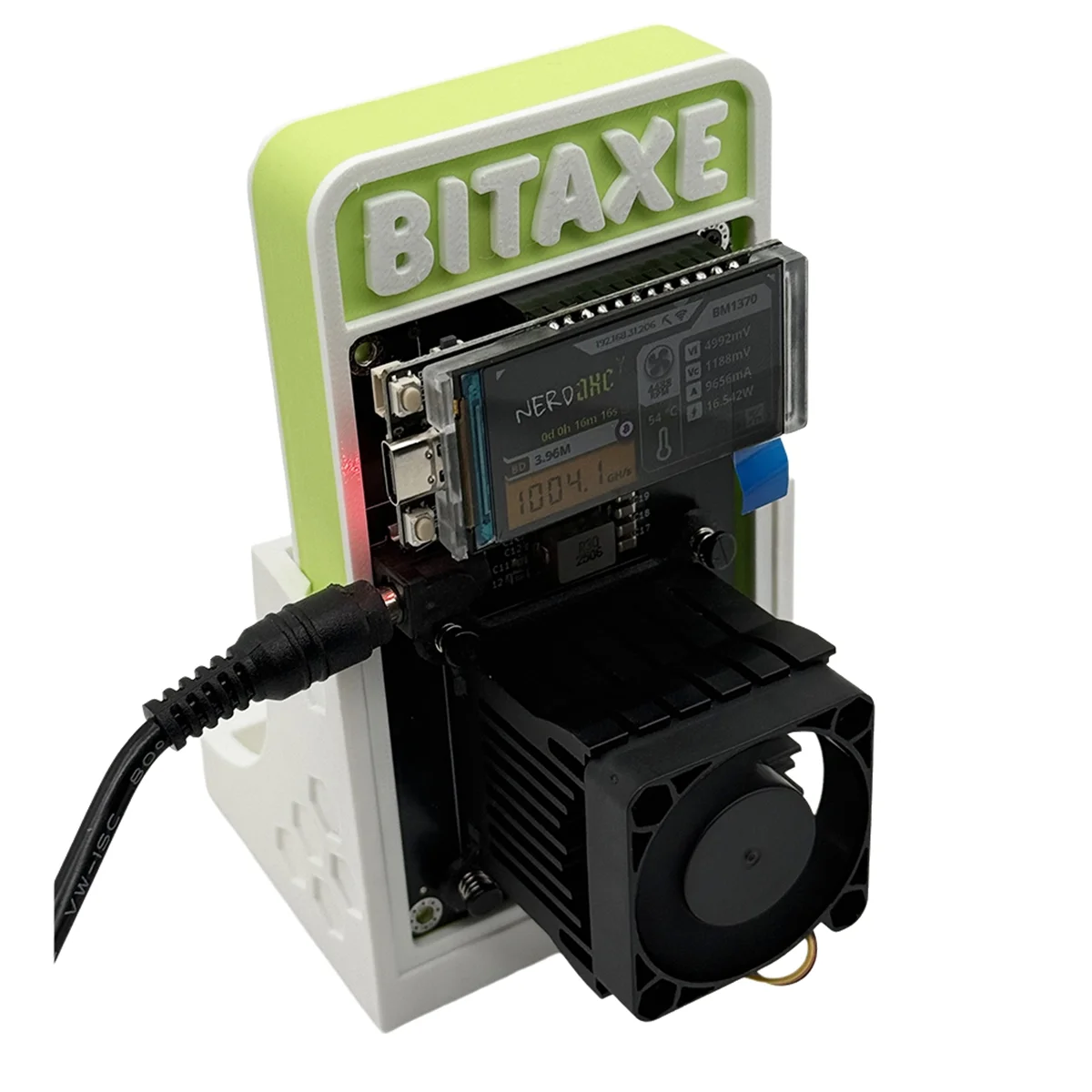 Nerdaxe Bitcoin Miner Bitaxe Gamma 601 Solo Miner Robot 1.2TH/S BM1370 Asic  Chip 18W From Antminer S21 Pro Bitcoin BTC Miner Asic Miner