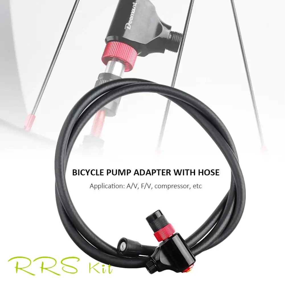 BicyclePumpAdapterAlloyNozzleRoadBikeTireAirInflatorAdapter