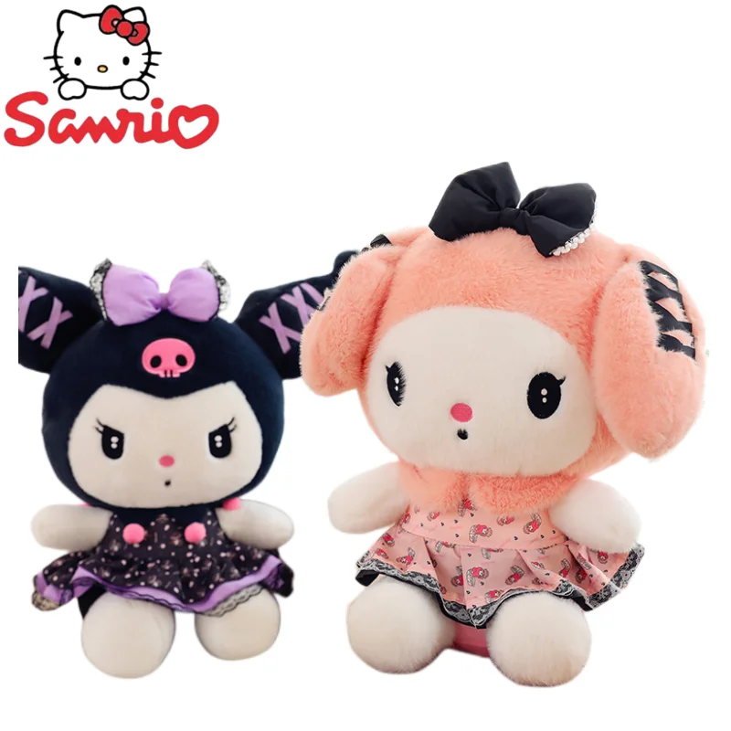 

Кукла Kuromi My Melody Kawaii Sanrio аниме креативная периферическая новая милая мультяшная Кукла Плюшевая детская игрушка кукла большая кукла оптовая продажа