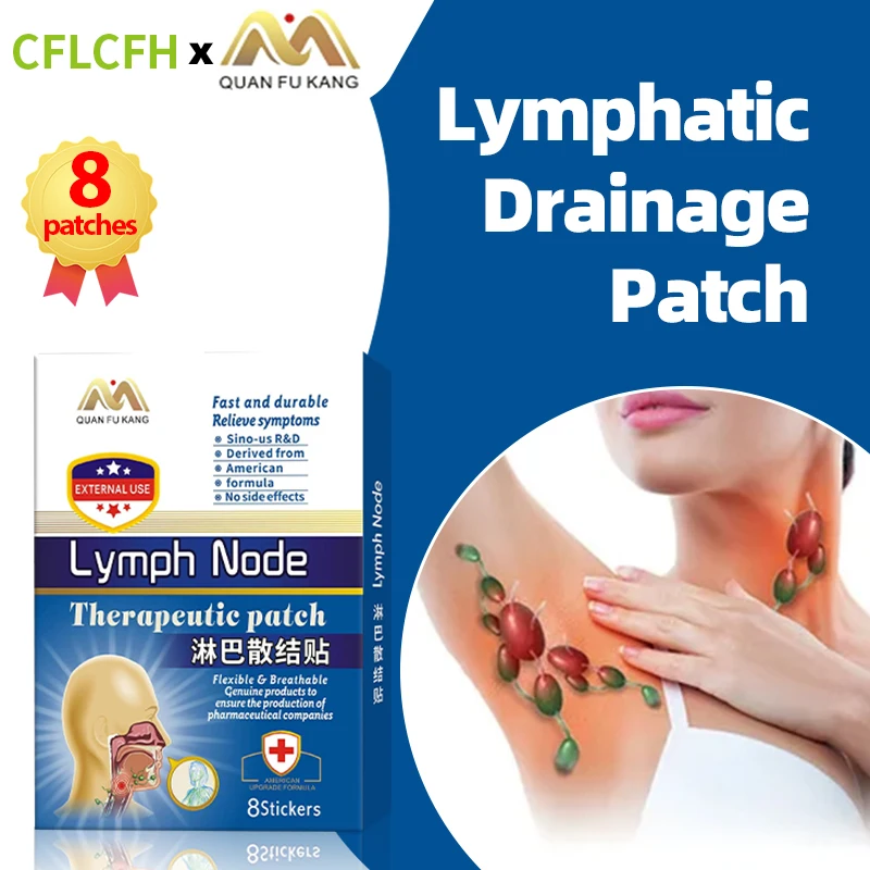 

Lymphatic Detox Herbal Patch Lymph Nodes Armpit Drainage for Neck Breast Anti-swelling Treatment Medicine American Formula