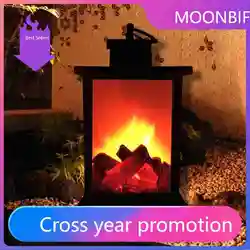 Lampe Led avec simulation de flamme, effet de flamme, éclairage d'intérieur, décoration de chambre à coucher, anime 