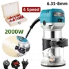 Electric Trimmer Router Woodworking Milling Engraving Slotting Trimming Machine Wood Trimmer Router Tool with 15 PCS Router Bits 1