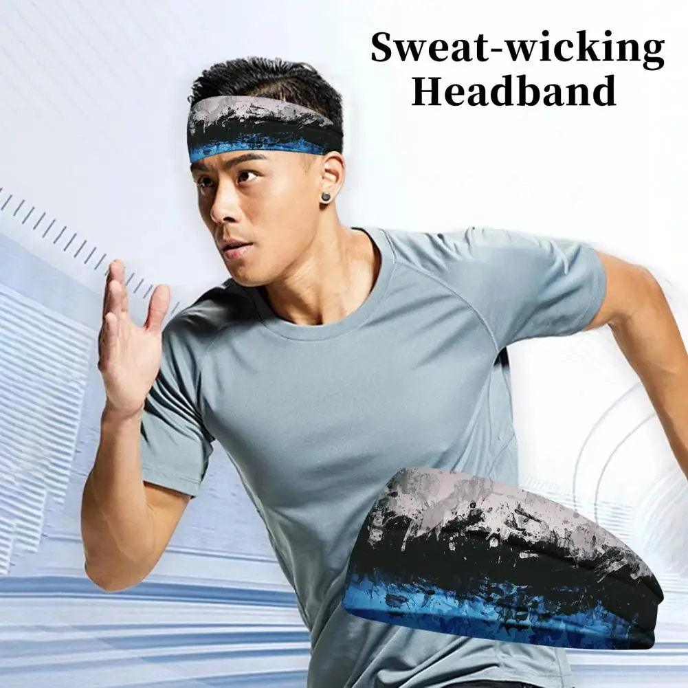 Workout Headband Sweatband Elastic Extra Soft Non-slip Moisture Wicking Yoga  Running Headband Hair Band Sports Supplies - AliExpress