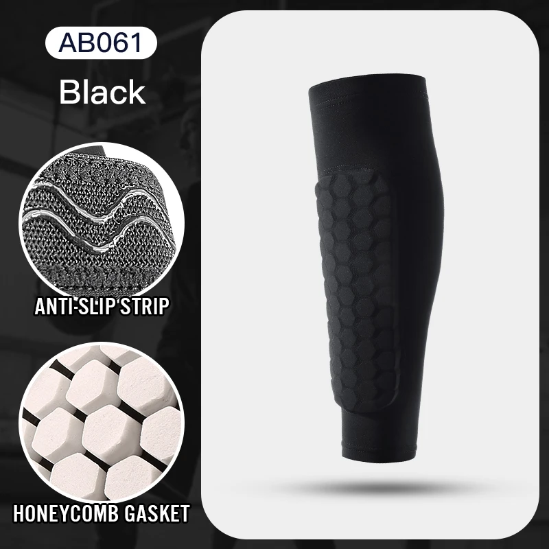 Shockproof Honeycomb Nylon Leg Sleeves and Shin Guards