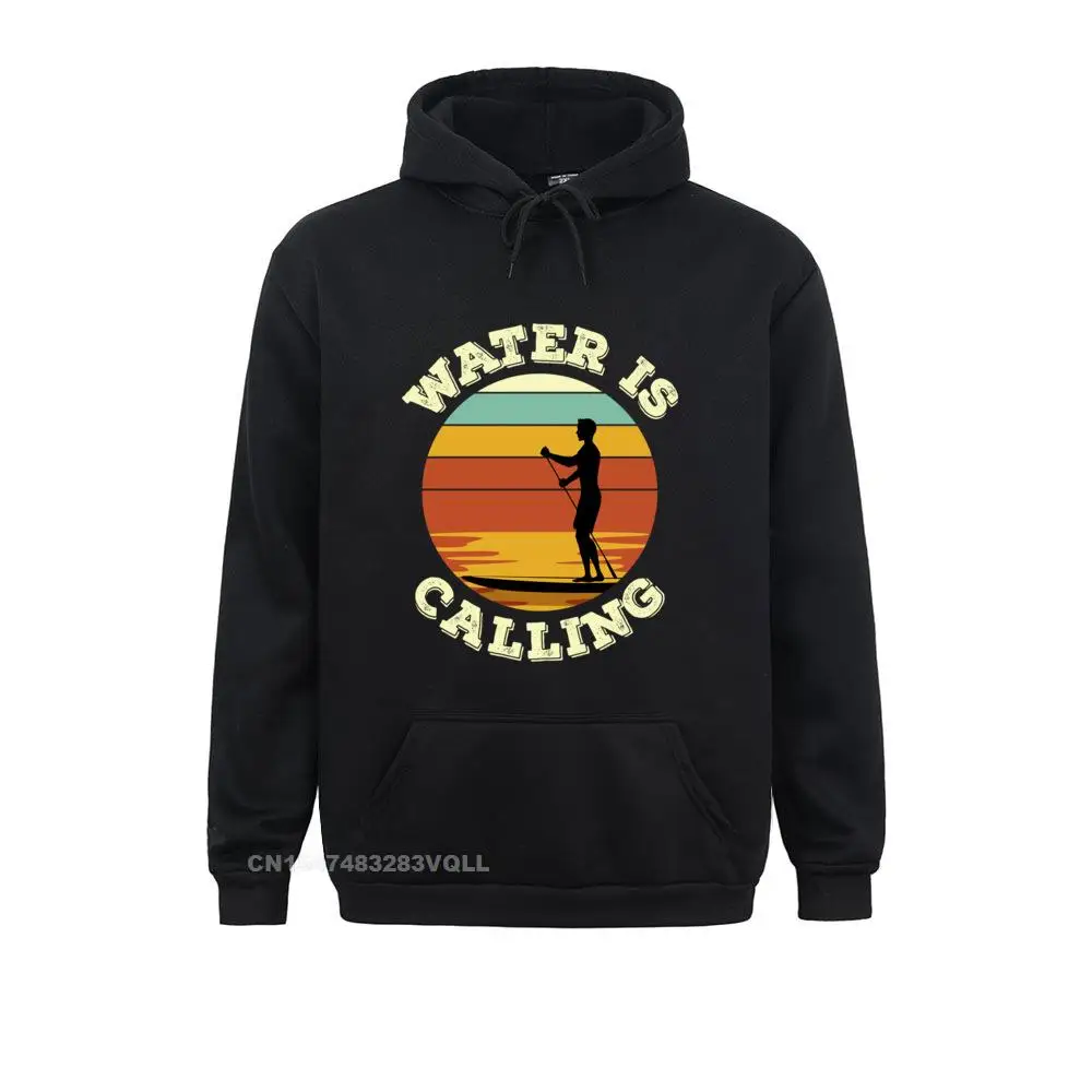 

Funky Men Sweatshirts Water Is Calling Stand Up Birthday Hoodies Long Sleeve Youthful Clothes Hooded Pullover Harajuku