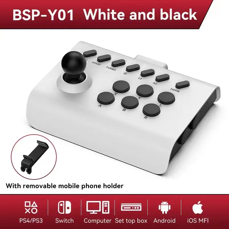 Nuovo Per Switch Per Ps3/Ps4 Arcade Game Rocker Bluetooth Wireless 2.4G Controller Di Gioco Per Tv Pc Ios Android Steam Joystick