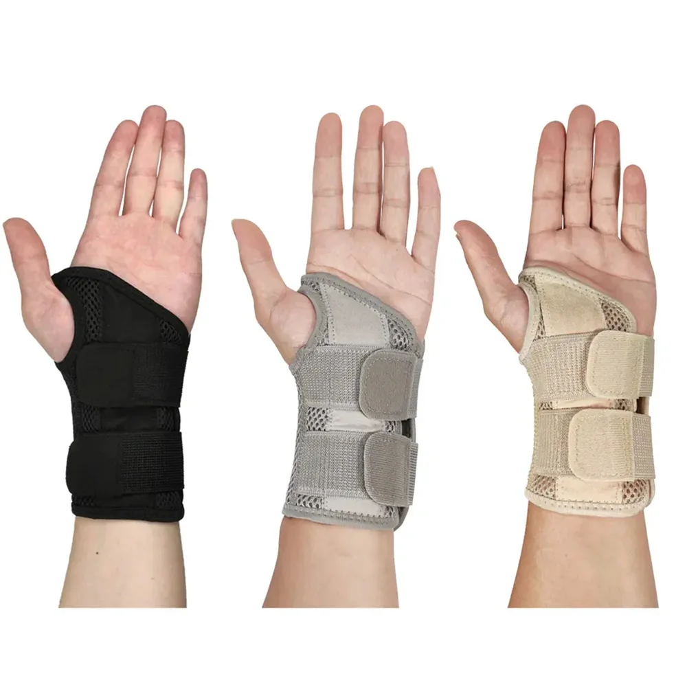 

Fitness Thumb Wrist Brace Wraps Carpal Tunnel Arthritis Tendonitis Sprain Wrist Support Bandage Gym Home Sports Hand Protector