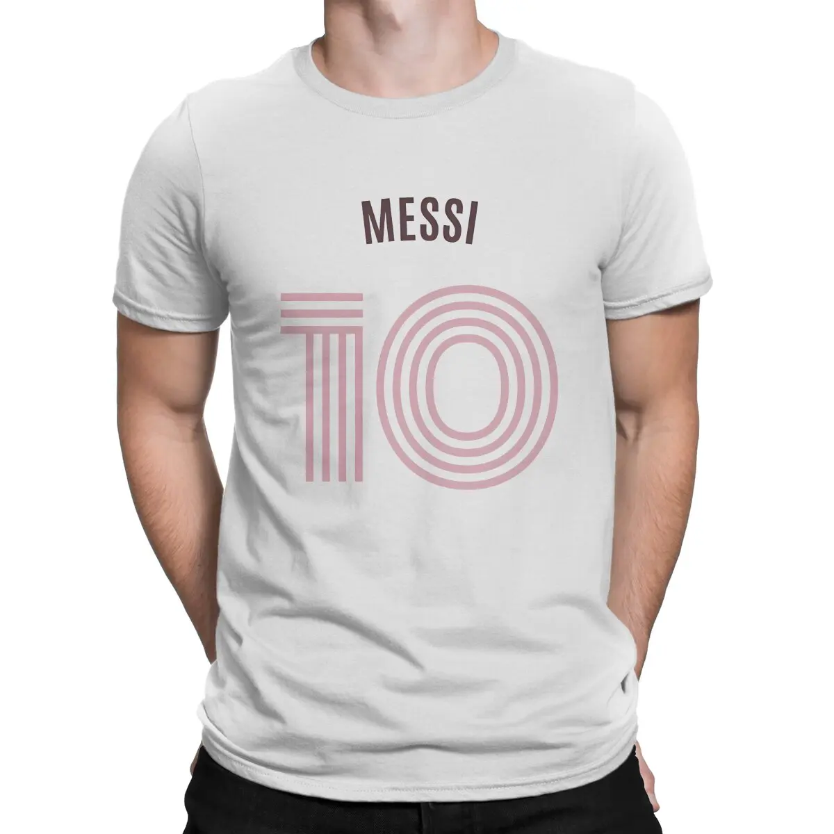 T-Shirt Da Uomo T-Shirt Da Uomo In Cotone Divertente A Maniche Corte Inter M-Miami T Shirt Girocollo Vestiti Party