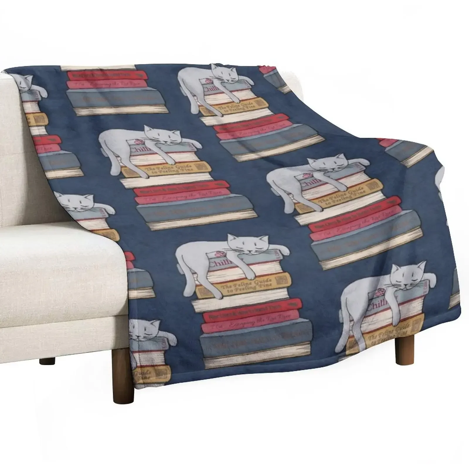 

How to Chill Like a Cat Throw Blanket Flannels valentine gift ideas For Baby Blankets For Sofas Blankets