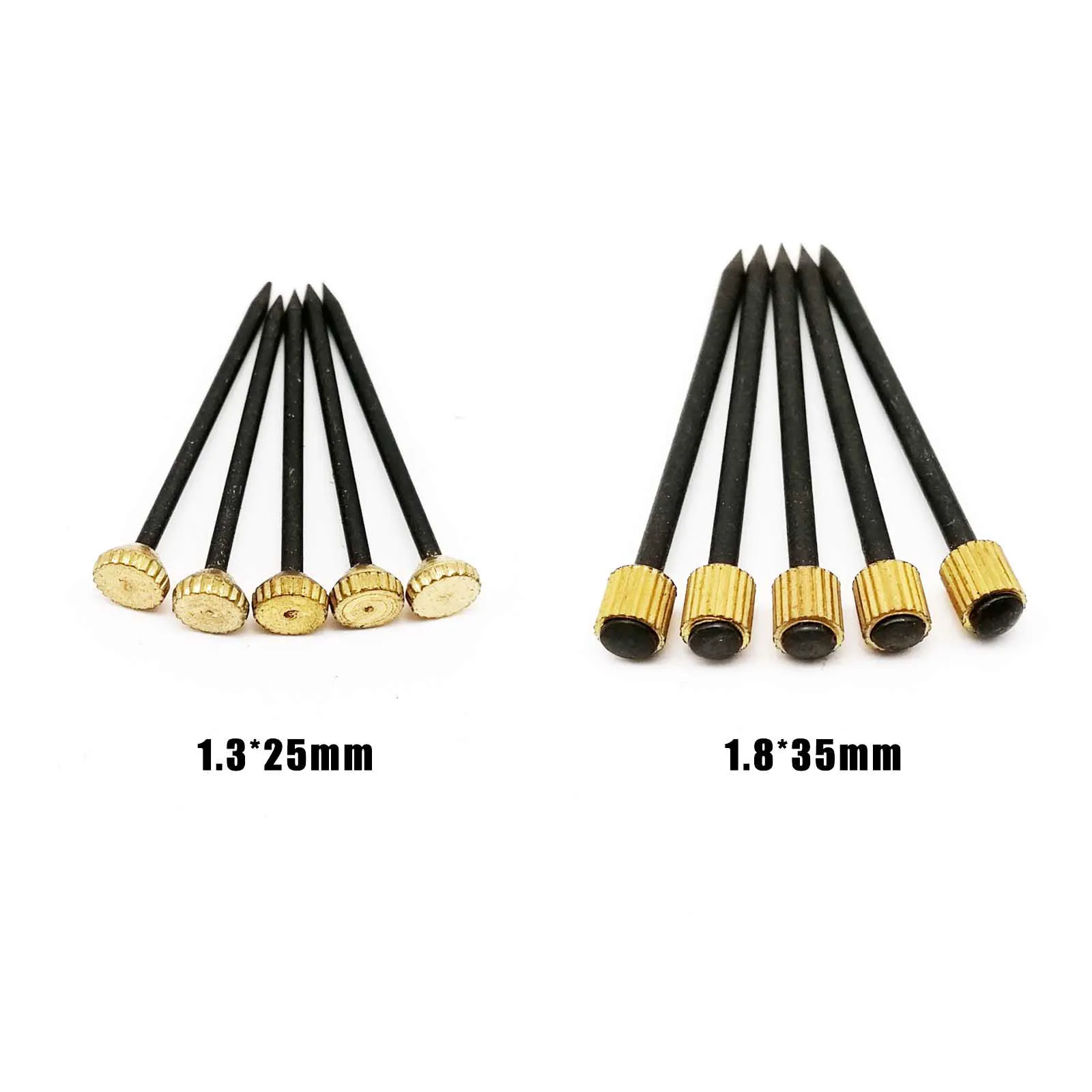 Cap Nail 25pcs Black Steel Brass For Hanging