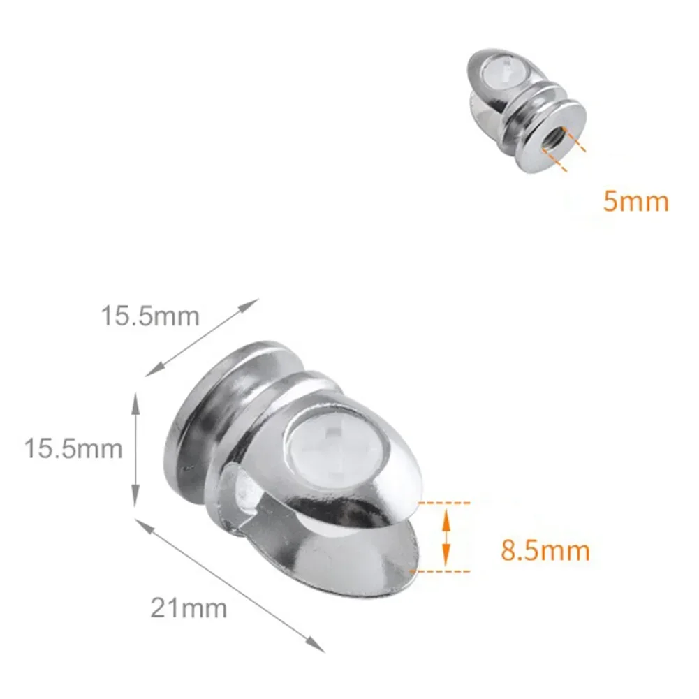 Description Picture 3 of item4pcs Adjustable Shelf Support Clamp Clip For 5mm-8mm Thick Glass Partition Holder Glass Shelf Support Brackets Hardware