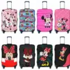 Mickey Minnie Mouse Print Suitcase Cover Mickey Mouse Animal Cartoon Useful Travel Protector Luggage Supplies Holiday 1