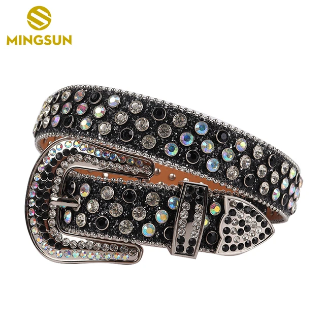 Men Western Belts Rhinestones  Rhinestone Western Belts Women