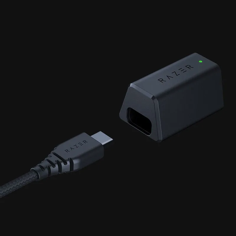 Razer HyperPolling True 4KHz Dongle Wireless per mouse compatibili tariffe di Polling a commutazione automatica per giochi Dongle Wireless 8000 Hz