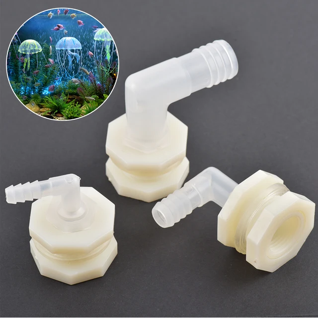 Abs 1/2 Hüvelyk - 6,4 ~ 20 Mm -Es Könyök Öntözési Ízületi Víztartály Tömlő Csatlakozó Akvárium Kerti Öntöző Cső 90 Fokos Adapter