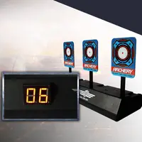 Automatic Reset Electronic Bullets Target Shooting Training Device Case Toy Guns for NERF Gun Electronic Scoring Target 1