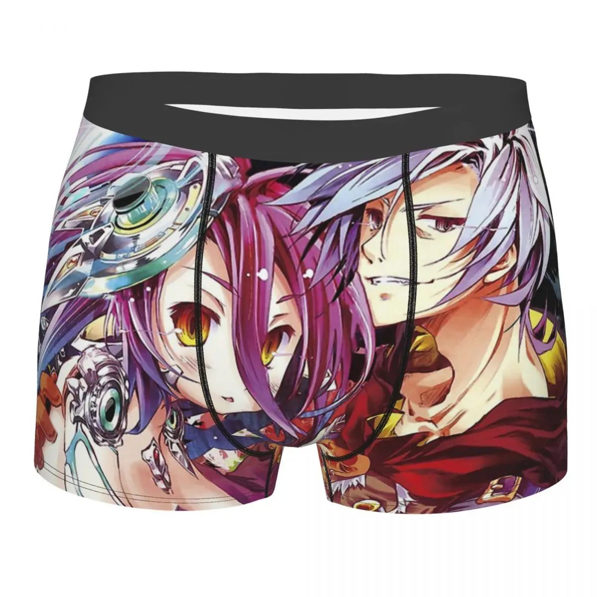 

Аниме трусы Zero Essential No Game No Life Fantasy, дышащие трусы, мужское нижнее белье, удобные шорты, боксеры, трусы