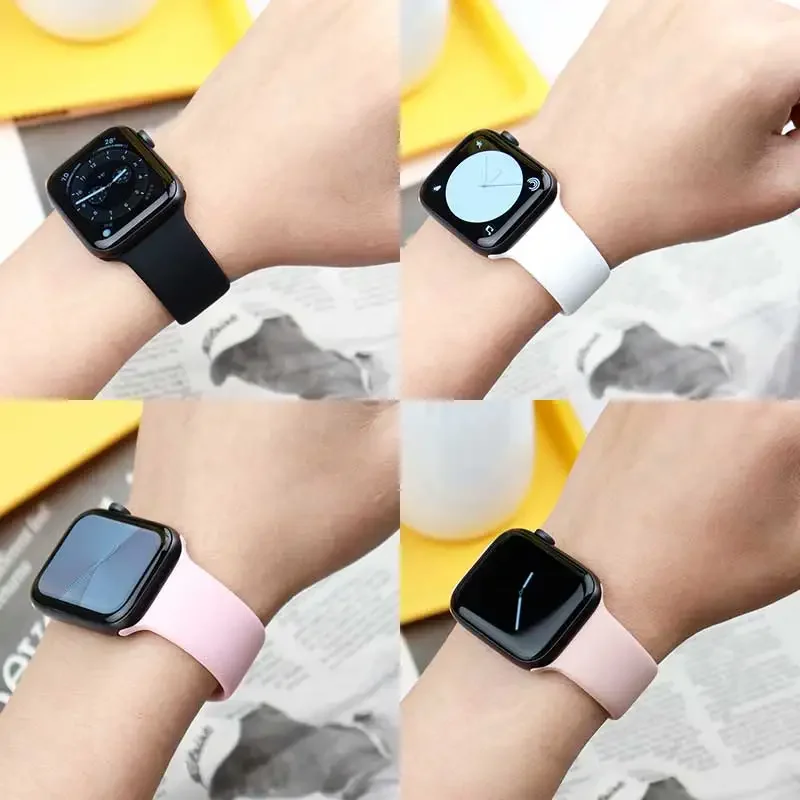 Sport Silicone Band for Smartwatch - 46mm to 40mm Strap Collection