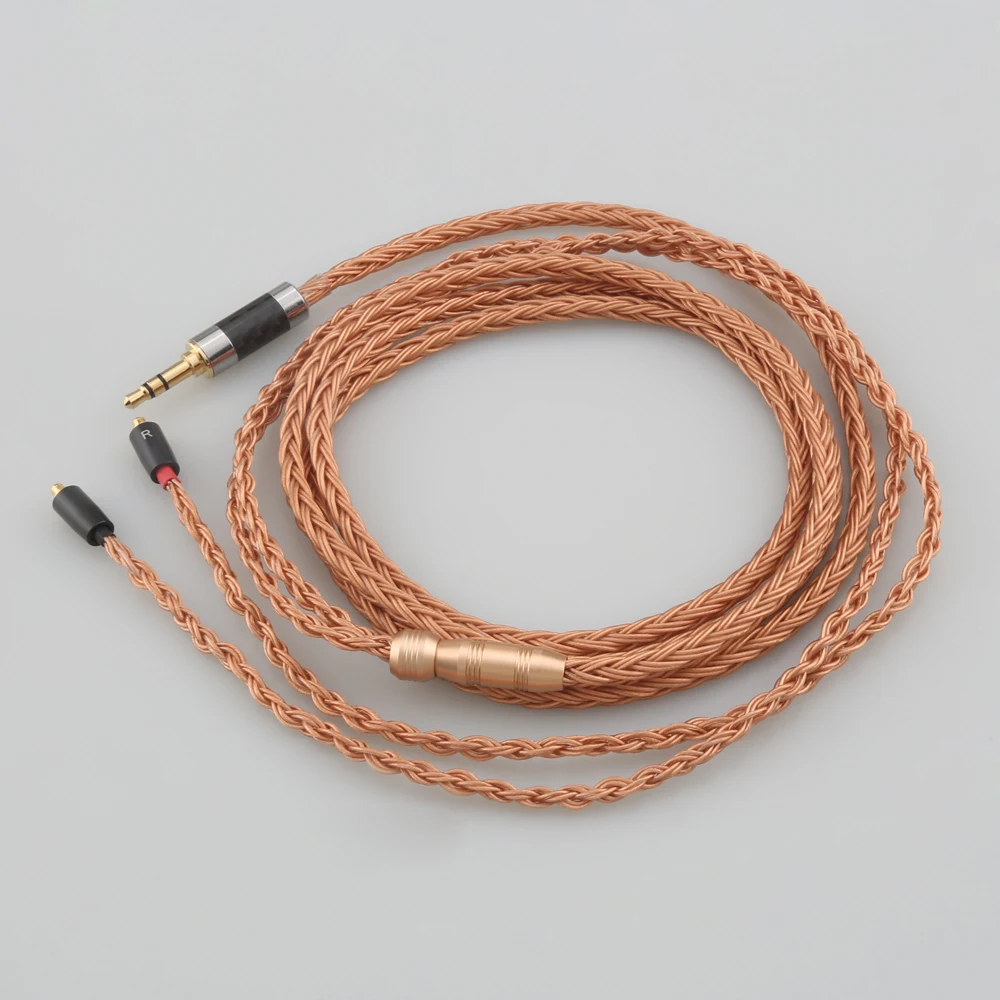 HiFi XLR 4.4mm 2.5mm 3.5mm Balanced 16 Core 99% 7N OCC Earphone Cable For AKG N5005 N30 N40 MMCX Sennheiser IE300 IE900