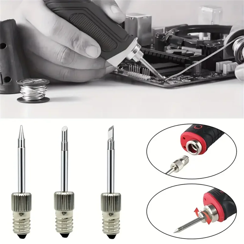 Soldering Iron Tips 1pc E10 Interface USB Soldering Iron Head Replacement Tips For Welding Outdoor