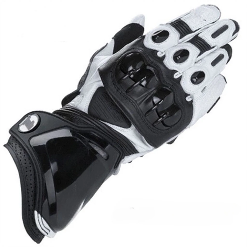 터치스크린 클래식 오토바이 가죽 장갑 사계절 사이클링 롱 스타일, 숏 스타일 레이싱 장갑