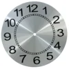 Clock Accessories Dial Face 9inch Aluminium Dial Face Arabic Numeral Diameters 243mm Flat Profile Metal Wall Clock 4