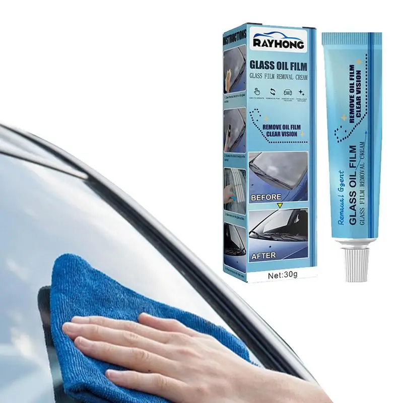 Car Glass Oil Film Removing Glass Cleaner For Auto Windshield Paste