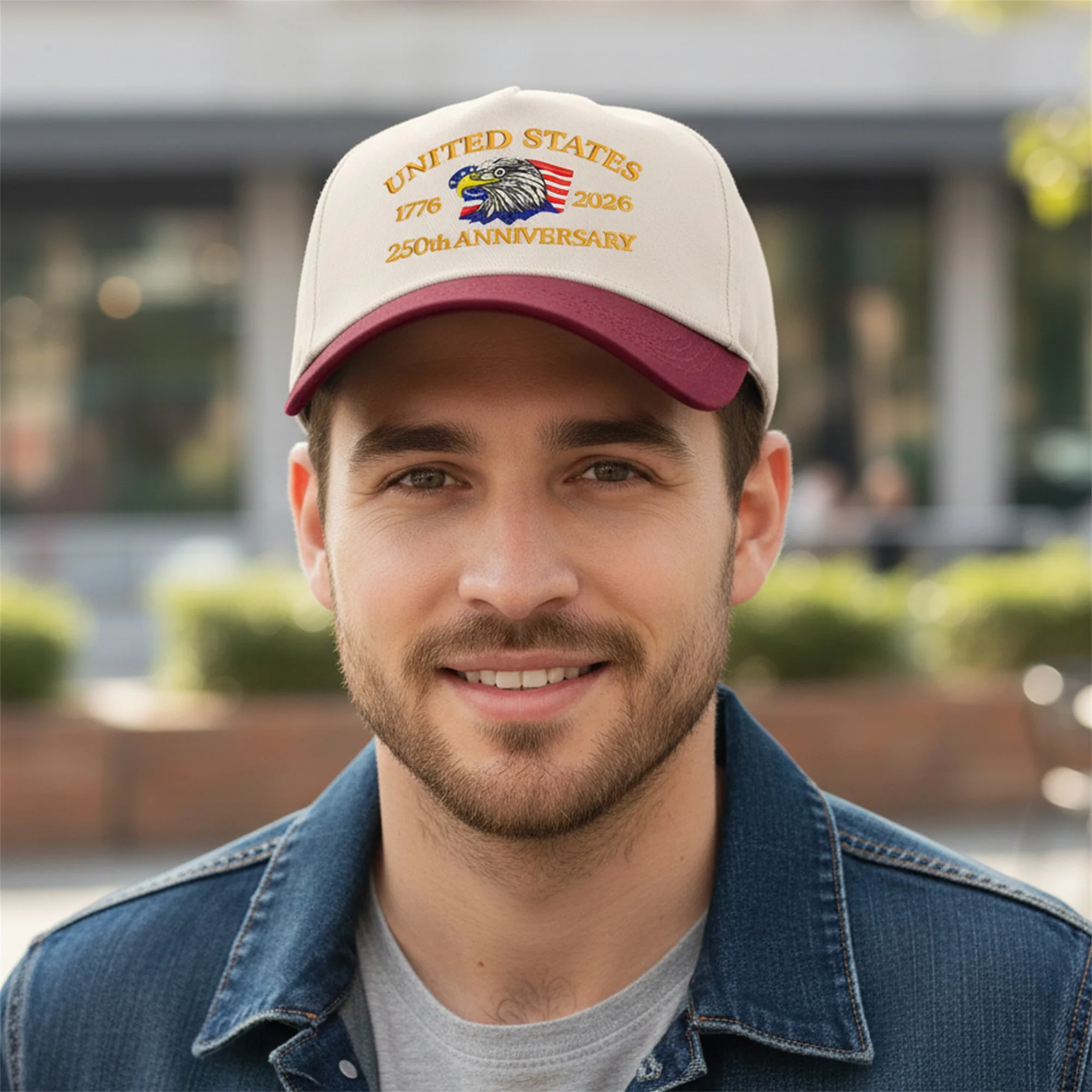 250th Anniversary Baseball Caps for Men and Women - Stylish Letter Embroidery Dad Hats with Adjustable Trucker Design