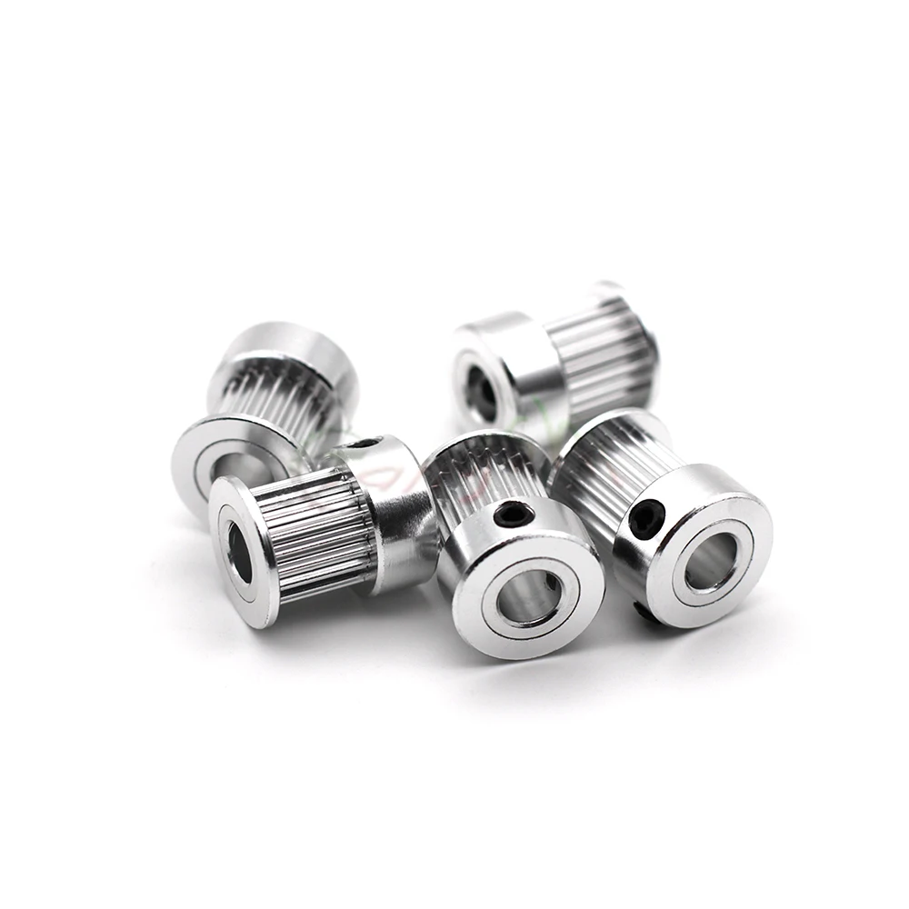 Timing Belt Pulley, Timing Pulley, 3D Printer Accessories | 2GT 20 teeth Timing pulley Bore 3/3.17/4/5/6/6.35/7/8mm For belt width 6/9/10/15mm GT2 20T Timing Pulley 3D Printer Accessories