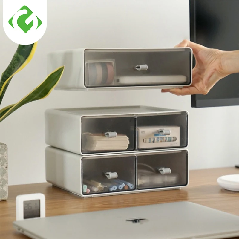 Multifunction-Desktop-Stackable-Organizer-Drawer-Office-Accessories ...