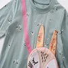 Jumping Meters 2-7T Real Bag Girl Long Sleeve Girls T Shirts Kids Autumn Spring Kids Boys Clothes Fashion Dots Toddler Shirts 4