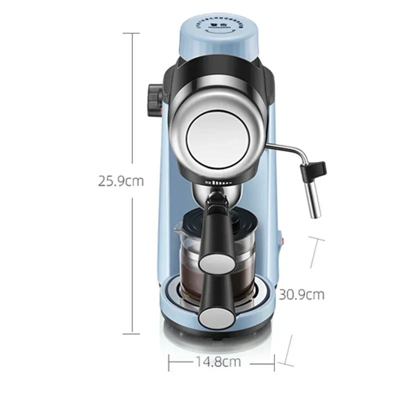 Coffee maker Small Semi-automatic Italian Type on The Spot Grinding Mini Milk Foaming Machine Integrated Intelligence 2