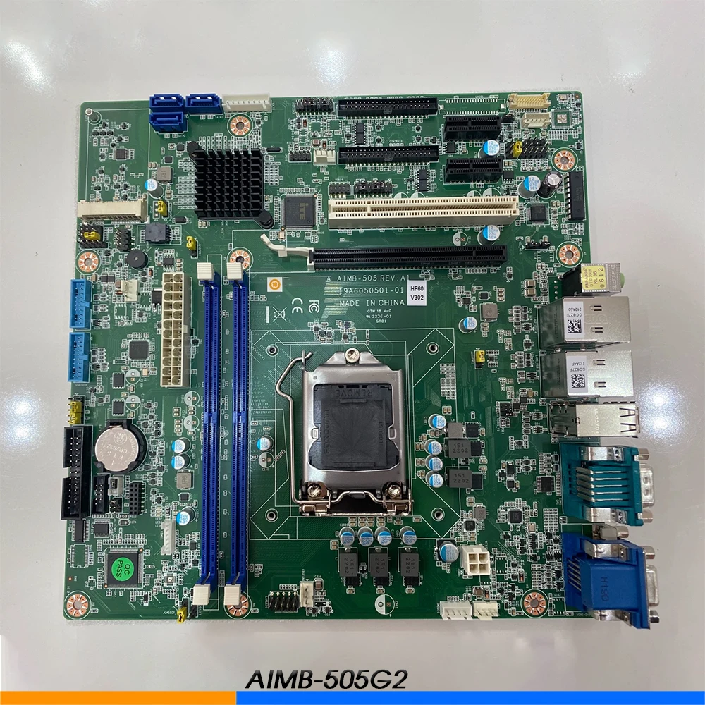 AIMB-505 AIMB-505G2-00A1E For Advantech Industrial Control Motherboard Dual Ethernet Ports Support 6/7th CPU 10 Serial Ports 2 AIMB 505 AIMB 505G2 00A1E For Advantech Industrial Control Motherboard Dual Ethernet Ports Support 6 7th