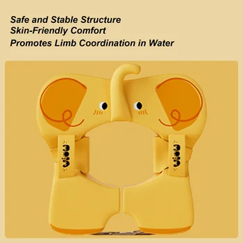 Baby Swimming Float Elephant Swim Flotation Ring Flotation Device Buoyancy Ring Ergonomic Portable Pool Toy For Home Outdoor 1