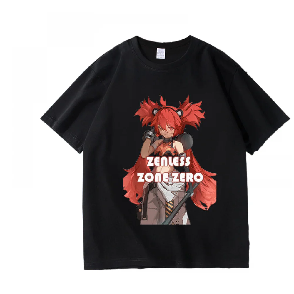 thumbnail image 1 of Camiseta de Anime Koleda Belobog de Motorcycle Pattern de algodón de manga corta para fiesta de carnaval de Halloween unisex multicolor, 1 of 5