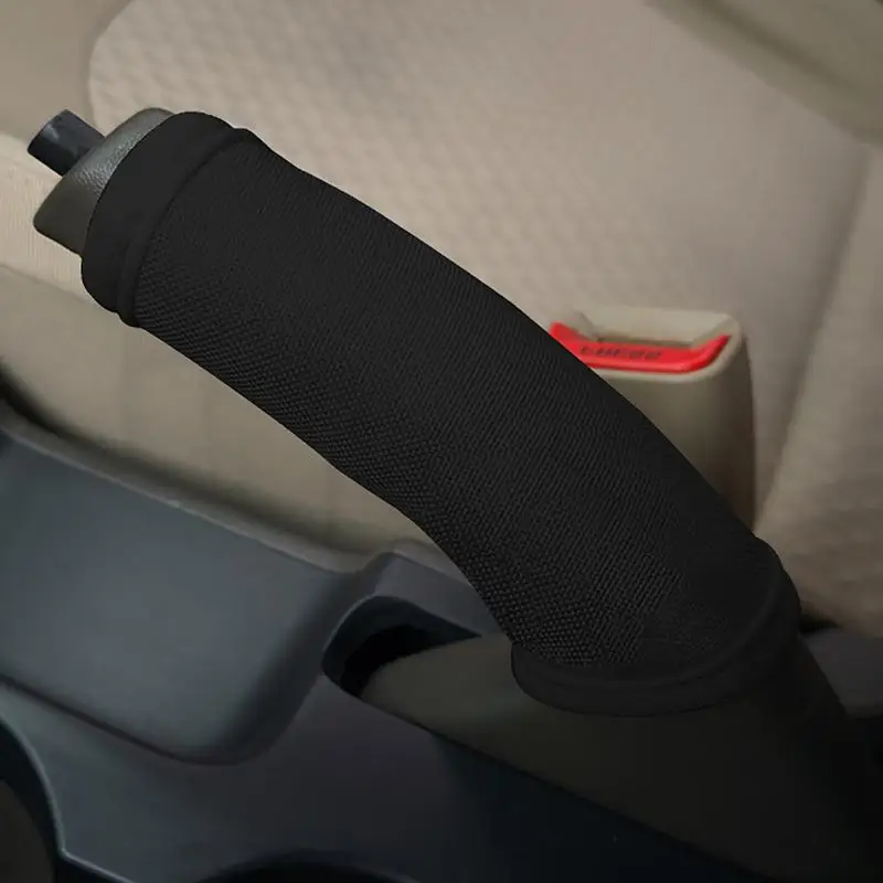 Gear Shift Cover Hand Brake Grip Cover In Ice Silk Car Handle Sleeve Car Interior Accessories For Most SUV Truck Handbrakes