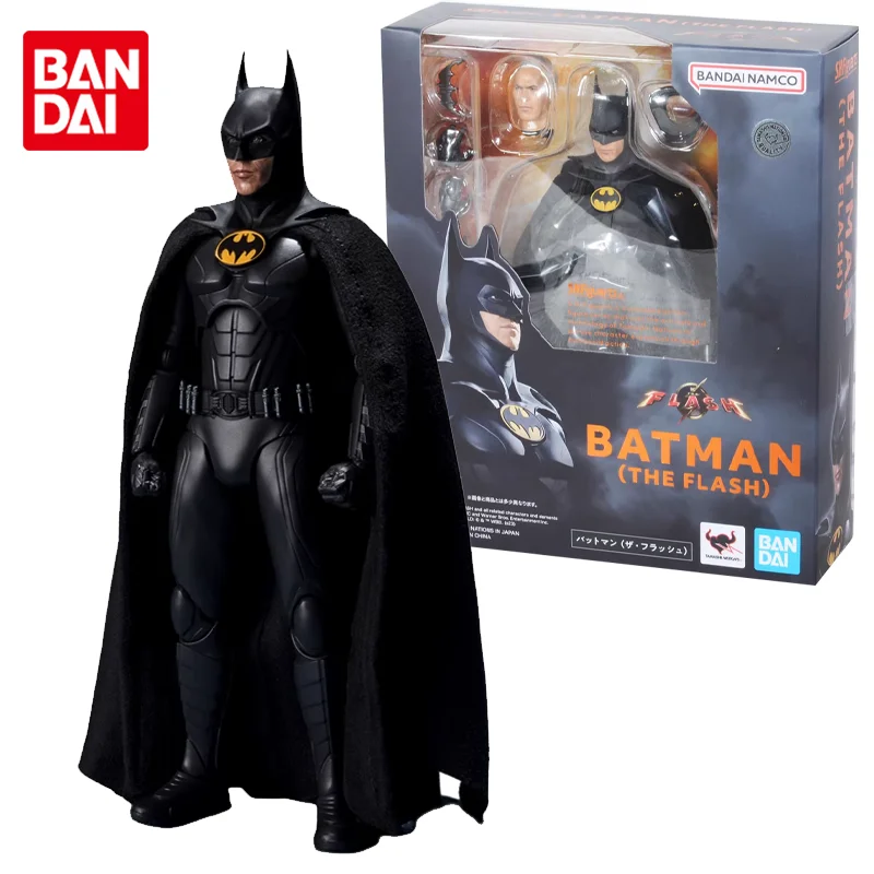

Оригинальная экшн-фигурка Bandai SHF THE FLASH 2023 из аниме Брюс Уэйн, игрушки для мальчиков и девочек, детские подарки на день рождения, коллекционные