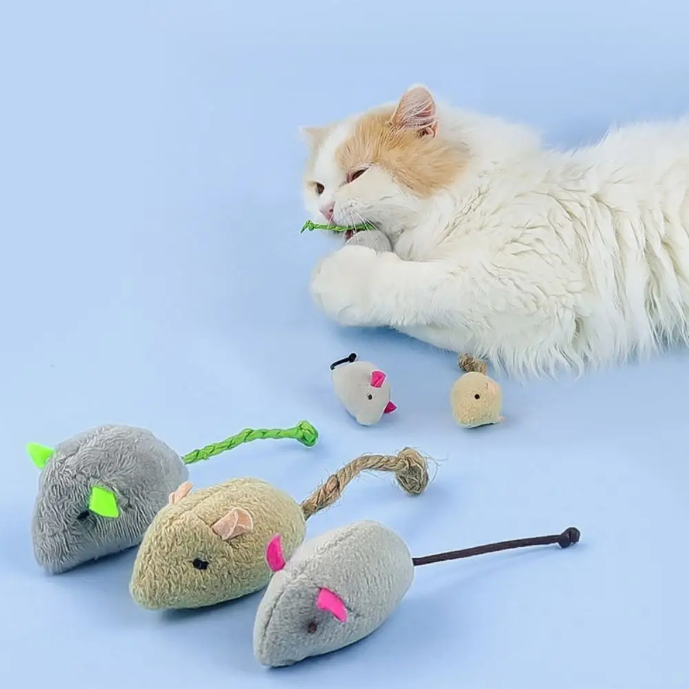 Catnip Toy Mice Set 5