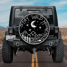 

Stay Wild Moon Child Spare Tire COVER CAR For Car - Car Accessories, Custom Spare Tire COVER CARs Your Own Personalized Design,