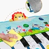 Piano Mat for Kids Children Fitness Keyboard Play Music Carpet Toddlers Music Instrument Toys Educational Toys Gift for Girl Boy 6