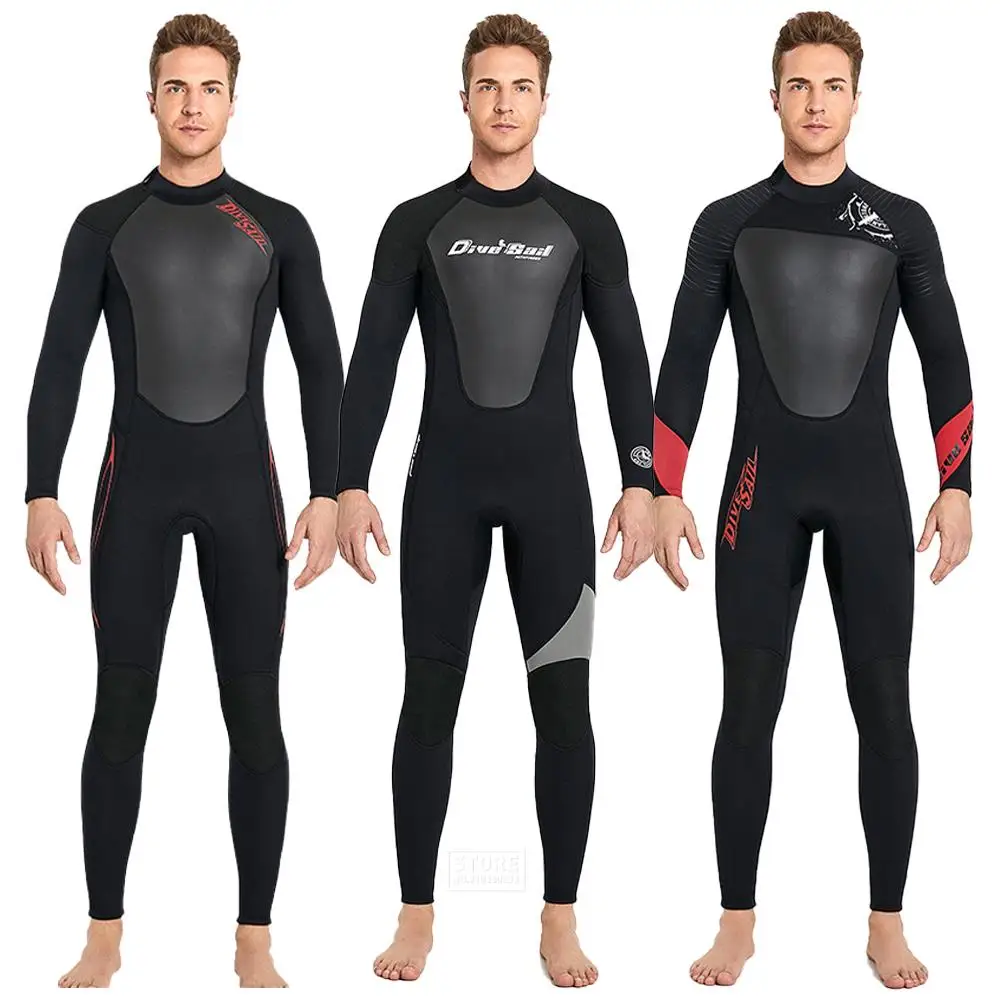 

3mm Wetsuit Neoprene Wetsuit Men's Warm Waterproof Surf Scuba Suit Underwater Equipment Diving Fishing Kitesurf Spearfishing