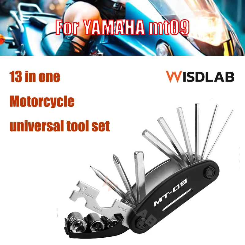 

For YAMAHA mt09 MTB Mountain cycle Portable socket multipurpose wrench bicycle multi tool Screwdriver Motorcycle bike allen fix